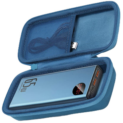 co2CREA Hard Case Replacement for Baseus Power Bank 65W 20000mAh Laptop Portable Charger Fast Charging Battery Pack Blue Case